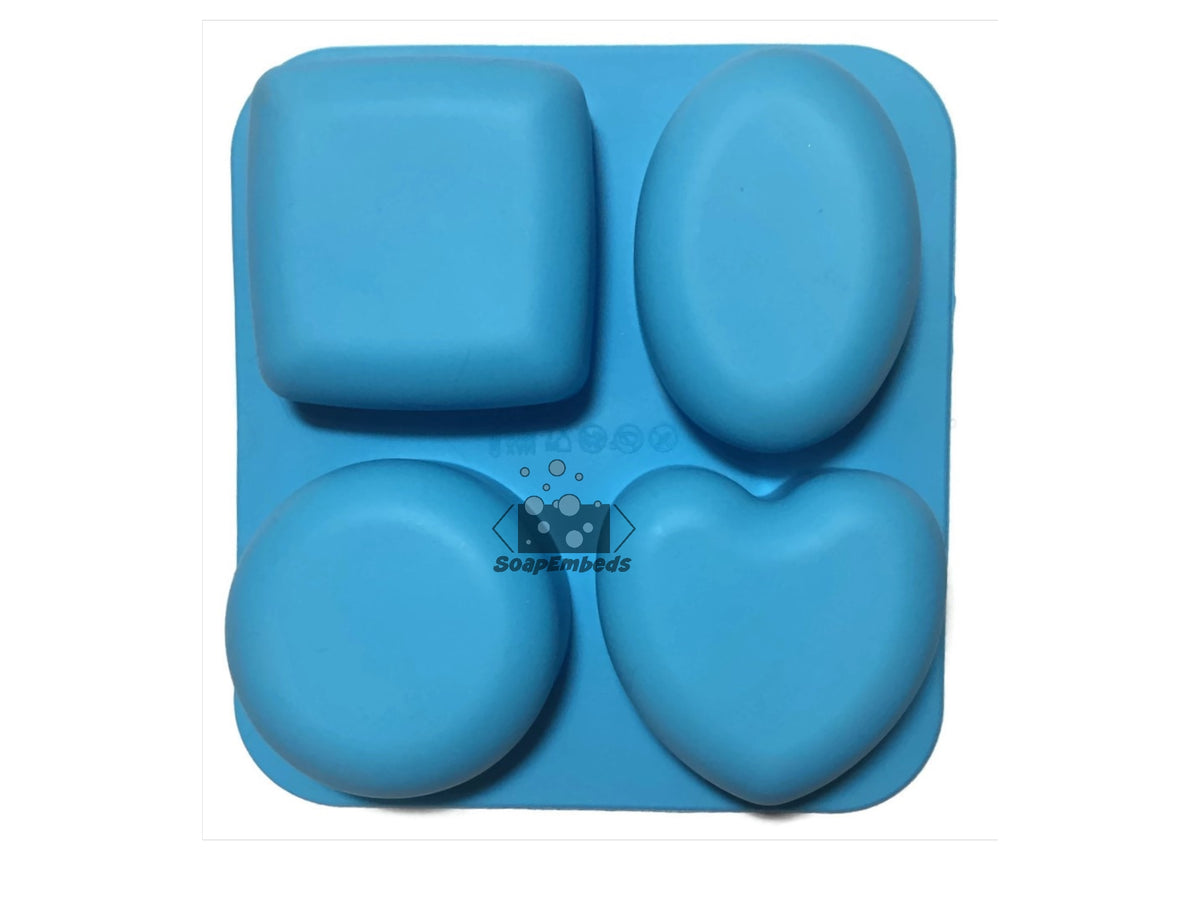 Micro-Tec blue silicone mold cups fro metallographic embedding applications