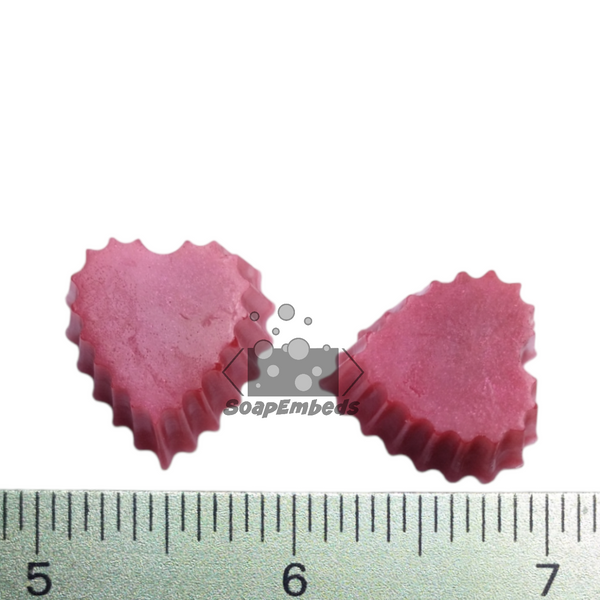 Heart Small Fluted Soap Embed