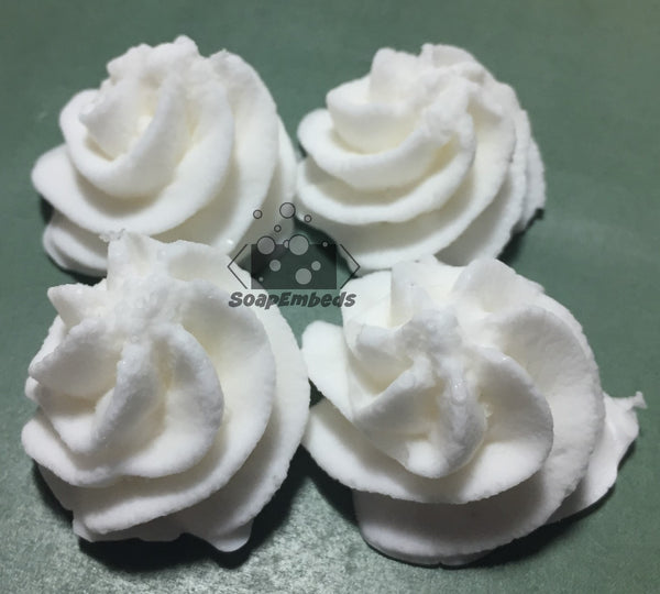 Whipped Cream Dollop Small Soap Embed