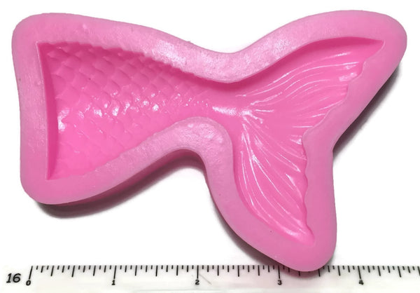 Mermaid Tail Silicone Soap Mold - Large