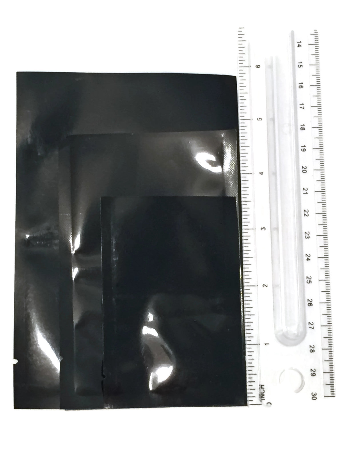 Black Heat Seal Sample Packet - Medium