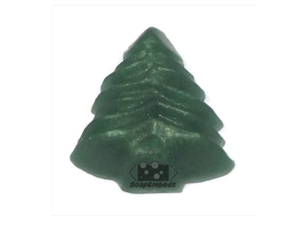 Christmas Tree / Pine Tree Patterned Soap Embeds - Medium