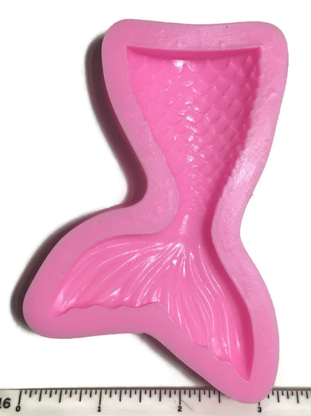Mermaid Tail Silicone Soap Mold - Large