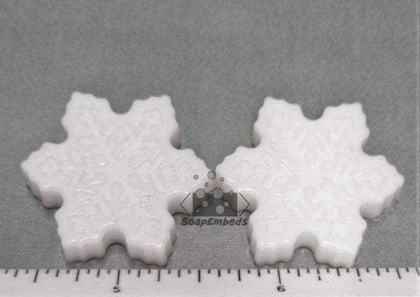 Snowflake Small Soap Embeds