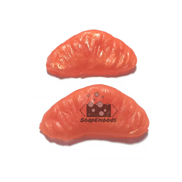 Mandarin Orange Slice Soap Embeds