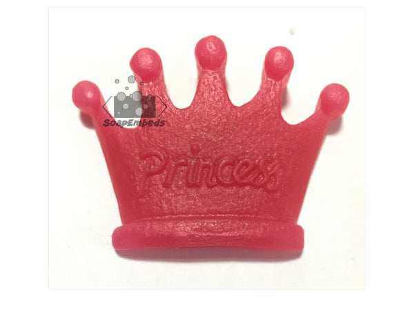 Princess Crown Soap Embeds