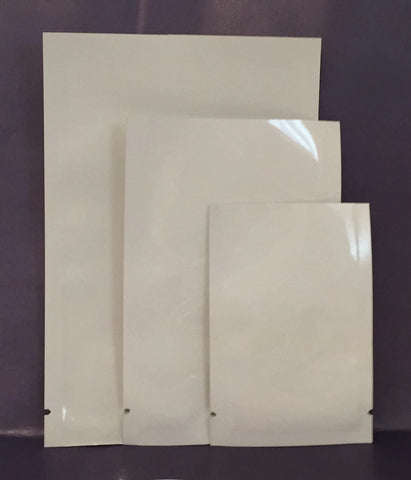 White Heat Seal Sample Packet - Medium