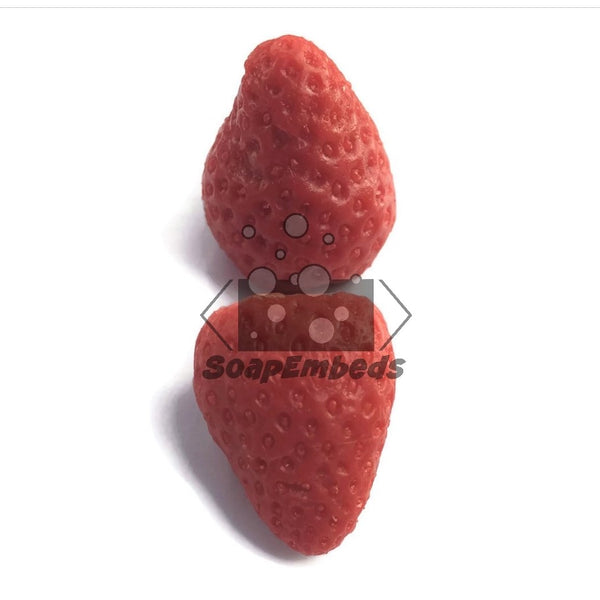 Strawberry Medium (formerly Large) Soap Embeds