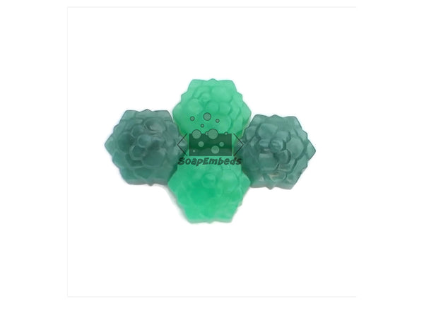 Succulent Hex Small Soap Embeds